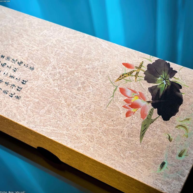 水墨荷花挂轴